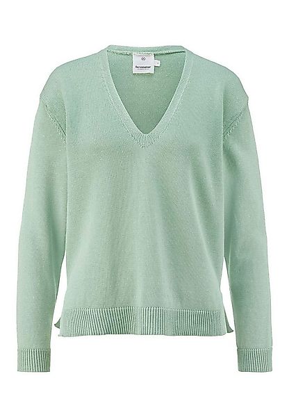 Hessnatur Strickpullover aus Bio-Baumwolle mit edlem Leinen (1-tlg) günstig online kaufen