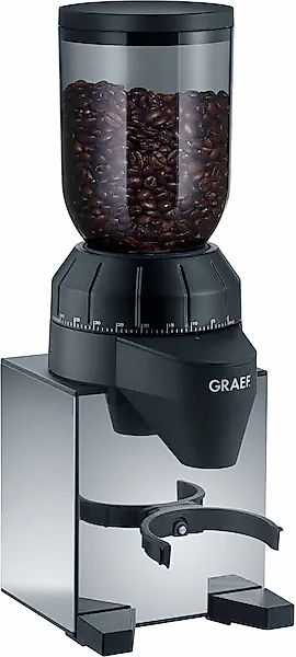 Graef Kaffeemühle »CM 820« 128 W Kegelmahlwerk 250 gBohnenbehälter Edelstah günstig online kaufen