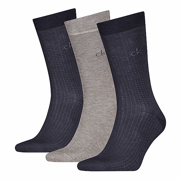 Calvin Klein Socken "CK MEN SOCK 3P GIFTBOX DROPNEEDLE GRID", (3er Pack) günstig online kaufen