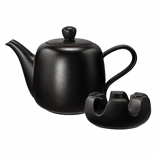 Seltmann Weiden Teekanne "Kanne mit Stövchen Liberty Velvet Black 1,6 l sch günstig online kaufen