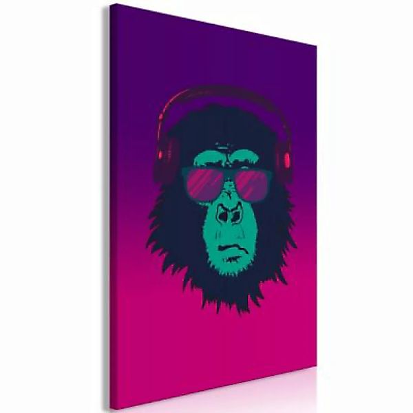 artgeist Wandbild Gansta Chimp (1 Part) Vertical mehrfarbig Gr. 40 x 60 günstig online kaufen