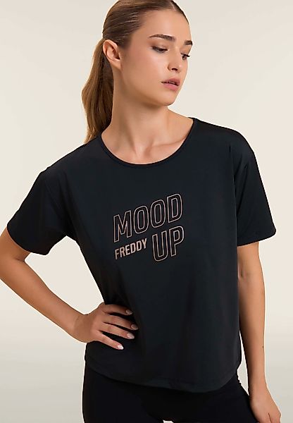 Freddy Rundhalsshirt "Sportshirt" mit Aufdruck günstig online kaufen