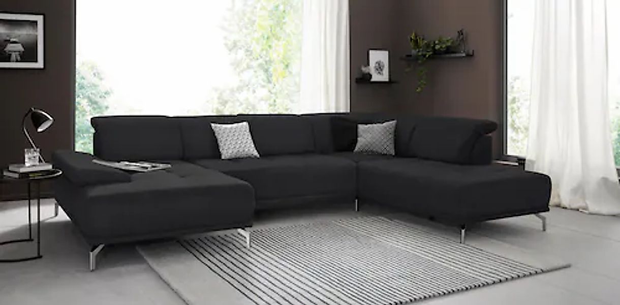 Home affaire Wohnlandschaft »Caluna« Inkl.Sitztiefenverstellung, wahlweise günstig online kaufen