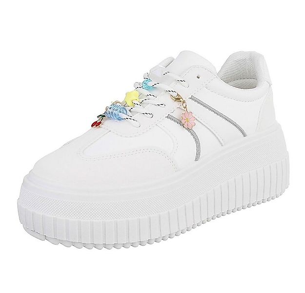 Ital-Design Plateausneaker mit verspielten Details für Damen Sneaker (91409 günstig online kaufen