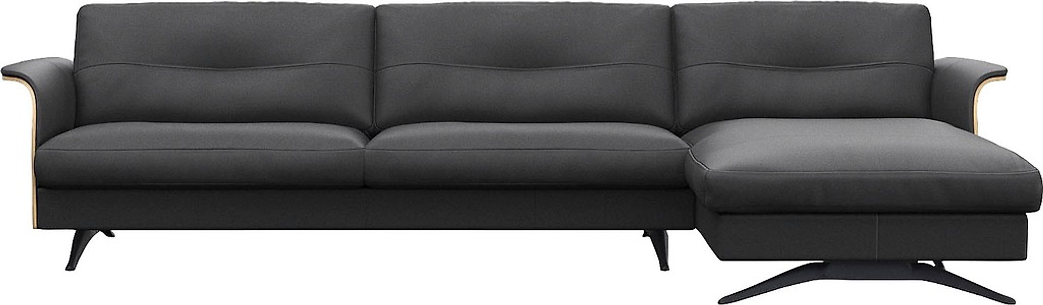 FLEXLUX Ecksofa "Glow, super bequem durch hochwertigem Sitzaufbau mit Feder günstig online kaufen