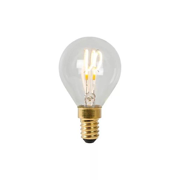 LED Leuchtmittel E14 - Tropfen P45 in Transparent 3W 210lm 2700K 1er-Pack günstig online kaufen