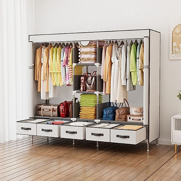 INOSIGN Kleiderschrank Stockholm Stoffkleiderschrank Bestseller in günstig online kaufen