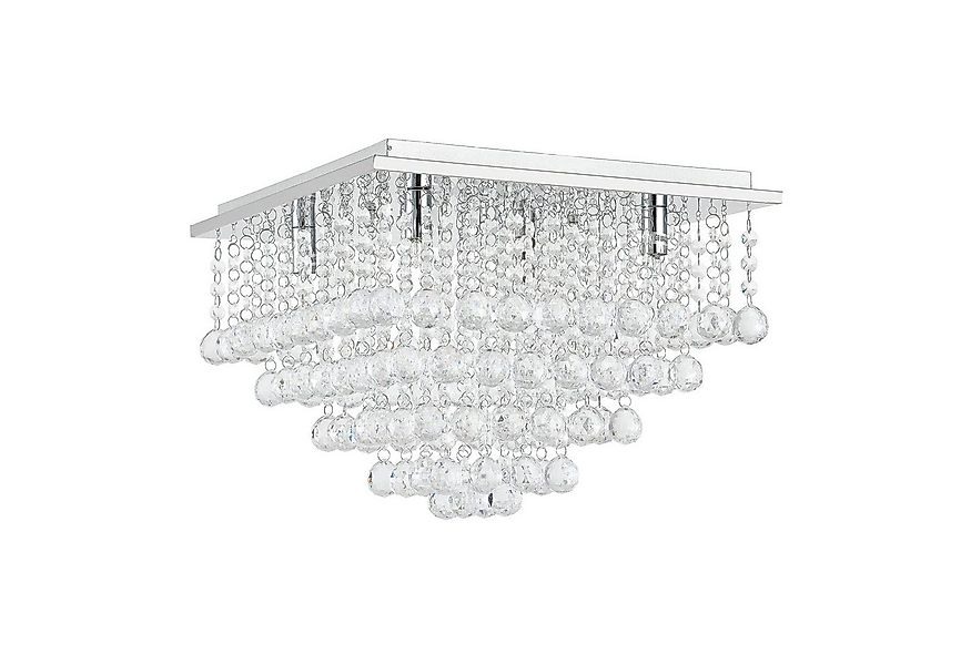 lux.pro Deckenleuchte, ohne Leuchtmittel, »Veli Prisma« Kronleuchter mit Ku günstig online kaufen