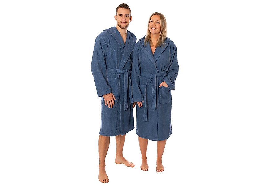 Lavea Bademantel Mexico, Lang, Premium Morgenmantel aus 100% Baumwolle, mit günstig online kaufen