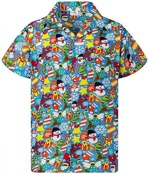 King Kameha Hawaiihemd Christmas Allover Kurzarm günstig online kaufen
