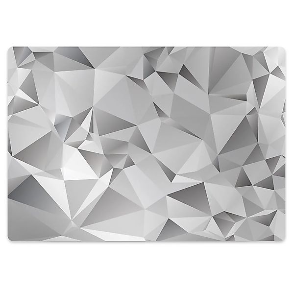 Tulup Bodenschutzmatte Graue 3D-Würfel Bodenschutzmatte Schreibtischstuhl 1 günstig online kaufen