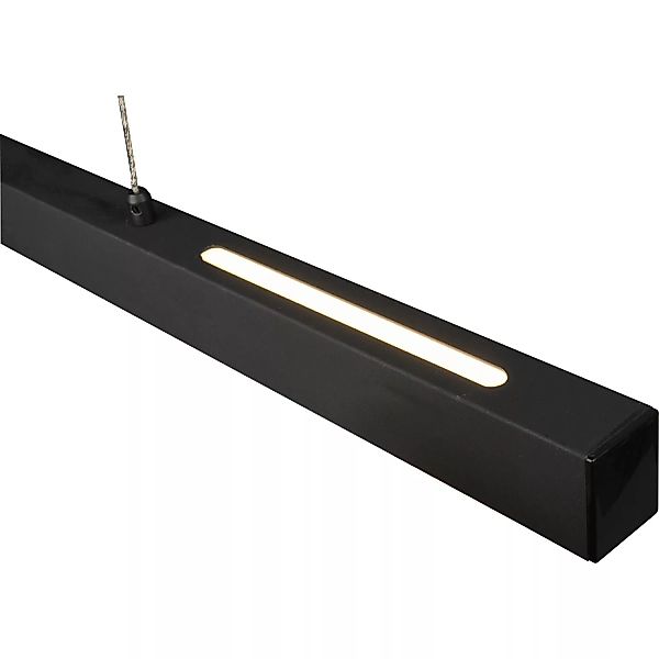 LED-Pendelleuchte Paros 21W + 2x5,5W 3000 + 2x750 lm Switch Dimmer Schwarz günstig online kaufen