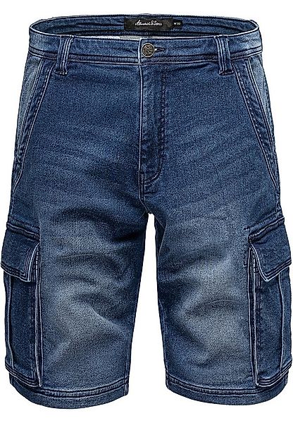 Amaci&Sons Cargoshorts FORT LEE Jeansshorts Herren Bermuda Jeans Short Hose günstig online kaufen