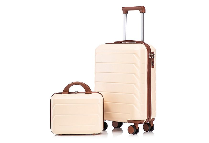 LVHOM Trolleyset 2/4 tlg., ABS Hartschalen 14"/19"/24"/28", leise Rädern fü günstig online kaufen