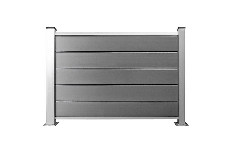 HORI Zaun HORI WPC Sichtschutzzaun Stecksystem, Gartenzaun witterungsbestän günstig online kaufen