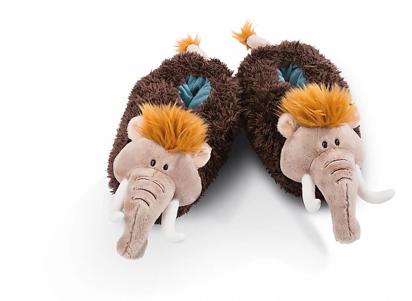 Nici Plüsch Hausschuhe "Mammut", Hausschuh mit wärmendem Textil günstig online kaufen
