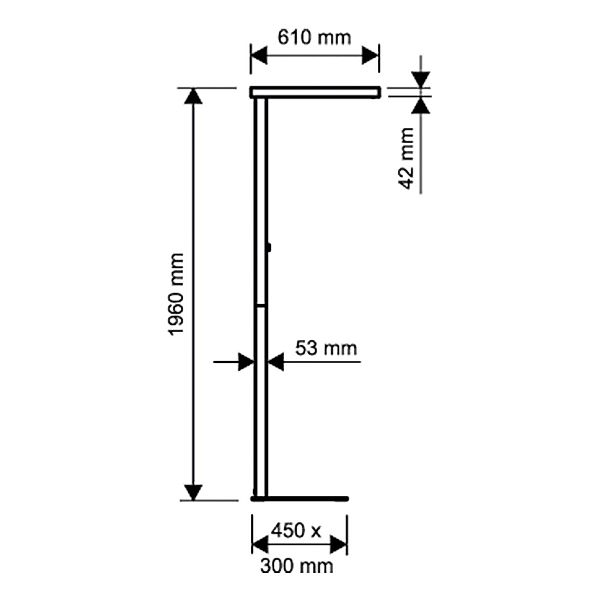 LED-Sensor-Stehlampe MAULjuvis, schwarz, 196 cm Standfuß dim günstig online kaufen