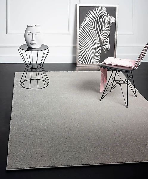 merinos Teppich »Montana«, rechteckig, 20 mm Höhe, Kurzflor, Uni-Farben, be günstig online kaufen