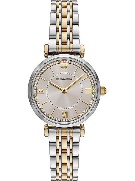 Emporio Armani Quarzuhr Emporio Armani Damen-Uhren Analog Quarz günstig online kaufen