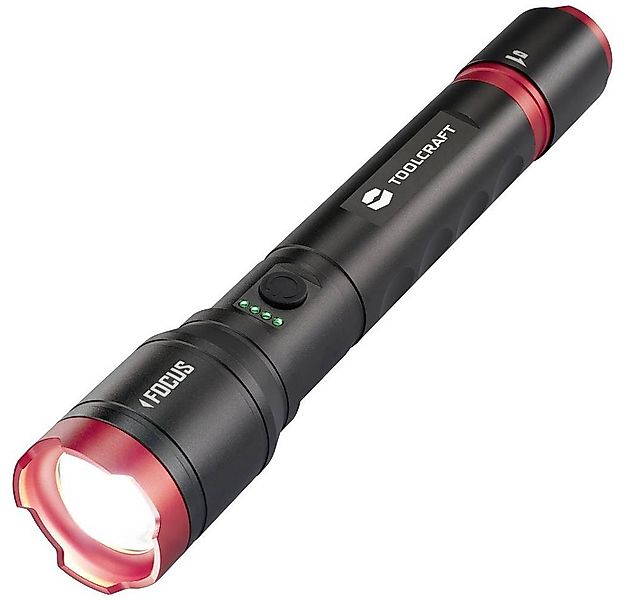 TOOLCRAFT Taschenlampe LED-Taschenlampe, zwei Energiequellen mit Akku, 2500 günstig online kaufen