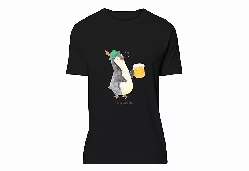 Mr. & Mrs. Panda T-Shirt Pinguin Bier - Schwarz - Geschenk, Tshirt, Pinguin günstig online kaufen
