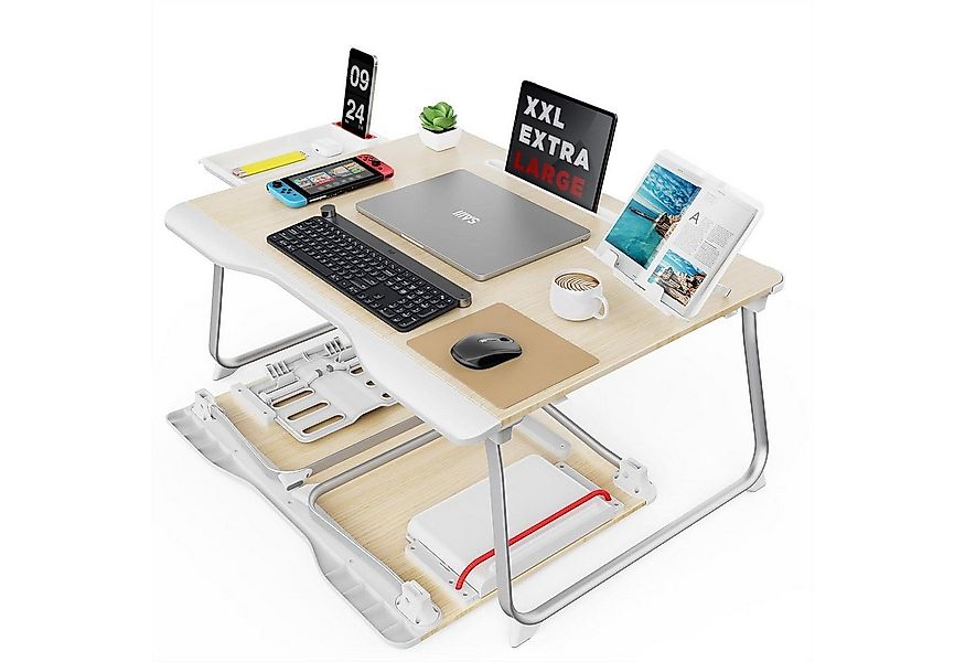 LuxusKollektion Laptoptisch Laptop Tablett XXL klappbar Tisch Lesen Bett So günstig online kaufen
