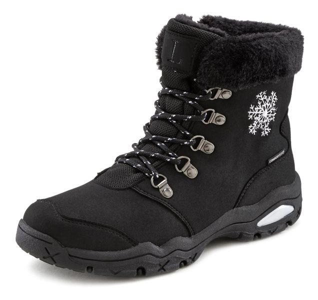 LASCANA Winterstiefelette Stiefelette,Stiefel,Winterstiefel wind-& wasserab günstig online kaufen