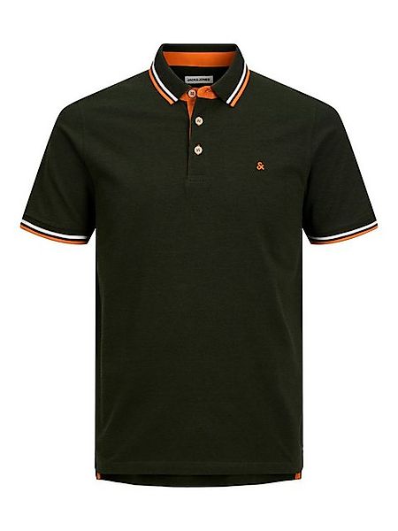 Jack & Jones Poloshirt + Fit Polo Shirt JJEPAULOS Sommer Hemd Pique (1-tlg) günstig online kaufen