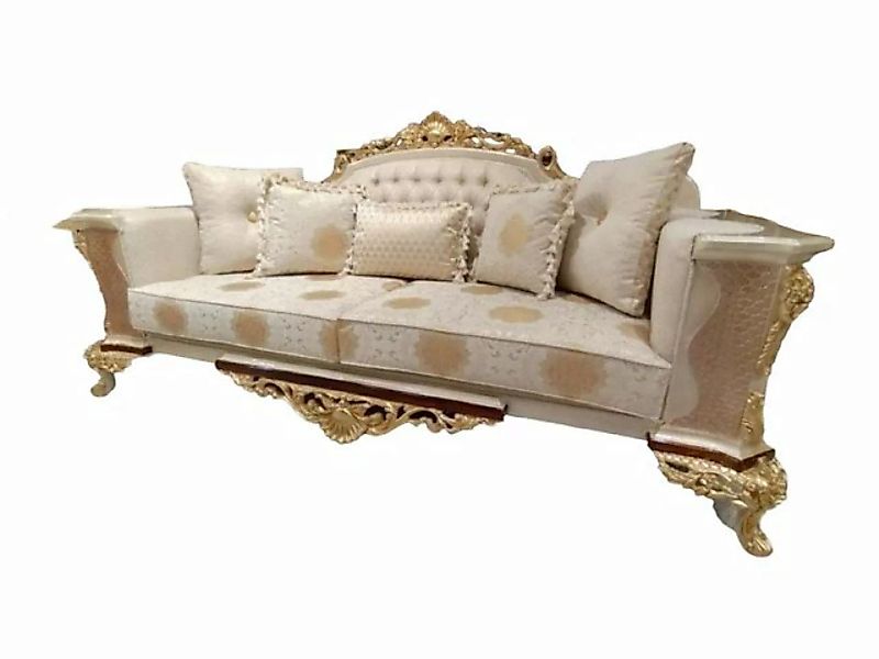 JVmoebel Sofa Dreisitzer Design Sofa 3 Sitzer Couchen Textil Chesterfield S günstig online kaufen