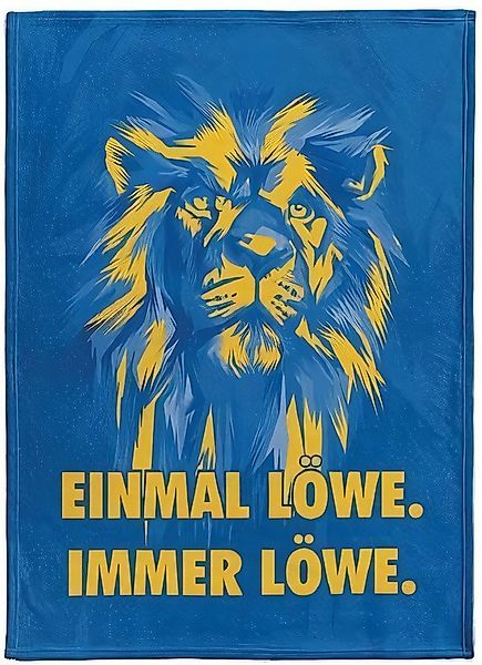 Wohndecke EBS Kuscheldecke Löwe, Eintracht Braunschweig günstig online kaufen