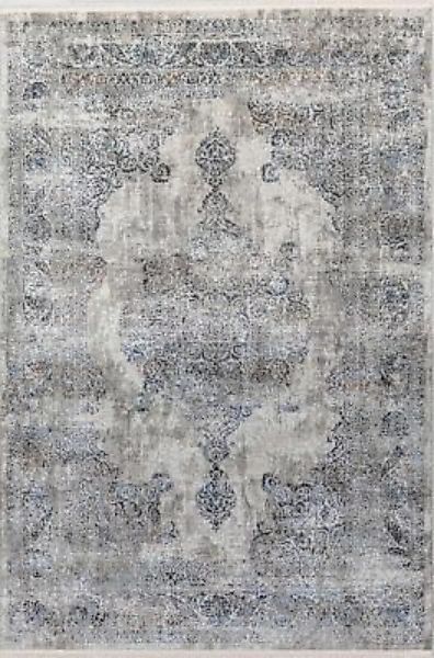 Carpetilla Designer Wohnzimmer Teppich Abstrakte Musterung Modern  Blau-Gra günstig online kaufen