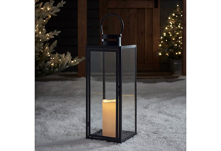 Lights4fun LED Laterne Große Malvern Batterie LED Laterne, LED fest integri günstig online kaufen