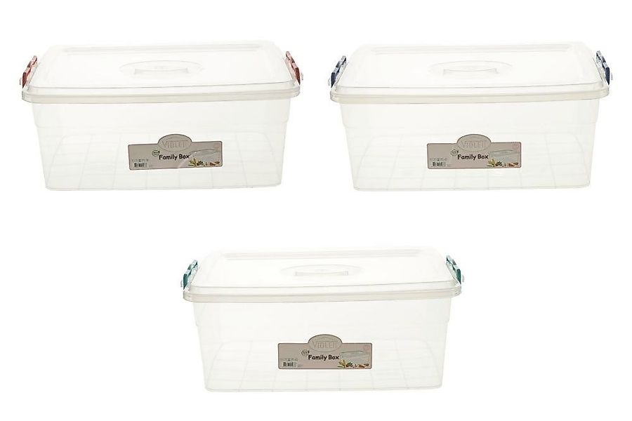 Dekonaz Aufbewahrungsbox Kunststoff-Aufbewahrungsbox 18 Liter (10 günstig online kaufen