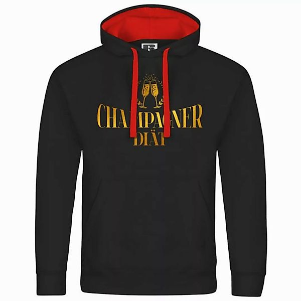 deinshirt Kapuzenpullover Herren Kapuzenpullover Champagner Diät Mit Print günstig online kaufen