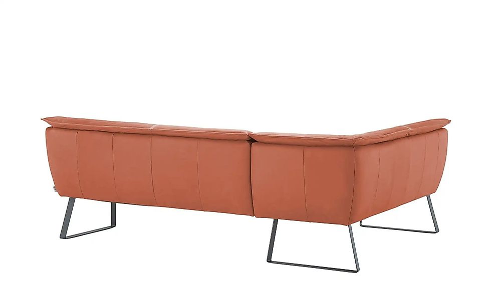 KOINOR Eckbank Leder Alino ¦ rot ¦ Maße (cm): B: 243 H: 89 T: 192.0 Bänke > günstig online kaufen