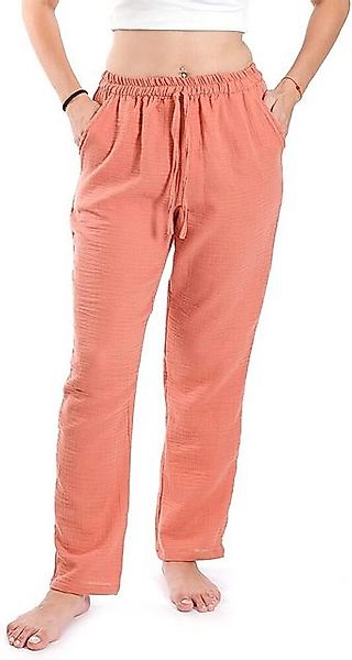 BOHORIA Loungehose BOHORIA® Musselin Hose Unisex lockere Freizeithose elast günstig online kaufen