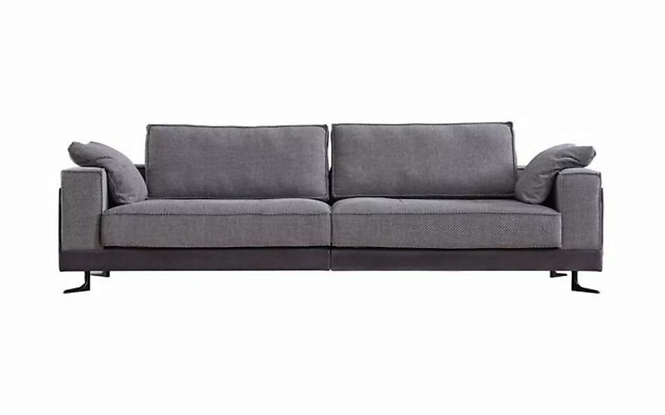 JVmoebel 4-Sitzer Grauer Polster 4-Sitzer Couch Wohnzimmer Viersitzer Sofa günstig online kaufen