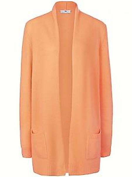 Cardigan aus 100% Schurwolle Peter Hahn orange günstig online kaufen