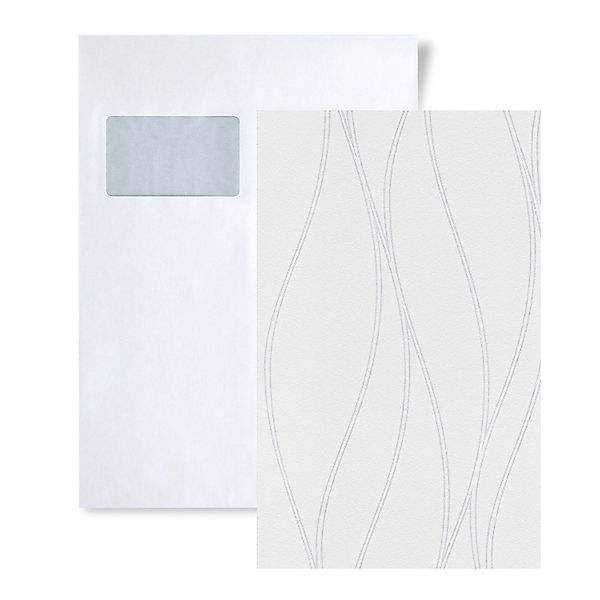 PROFHOME 1 MUSTERSTÜCK S-244918-GU DIN A4 MUSTER Geschwungene Linien Tapete günstig online kaufen