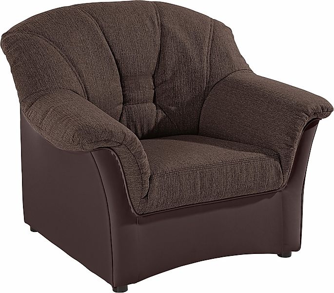 DOMO collection Sessel "Elva, zeitlose Formensprache, elegante Rückensteppu günstig online kaufen