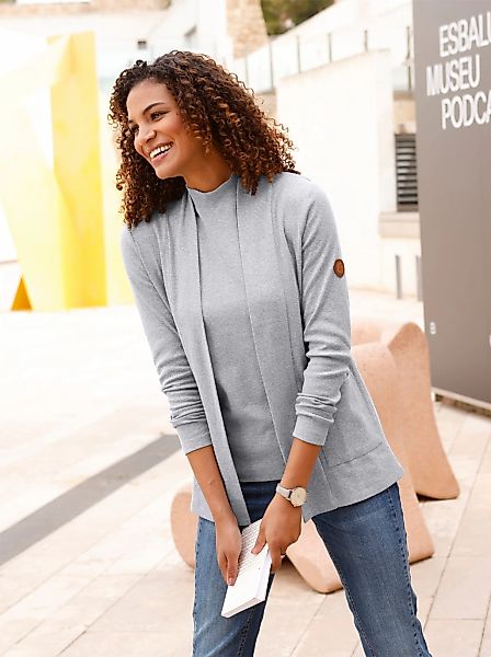 Casual Looks Shirtjacke "Shirtjacke" 1 Stk. tlg. günstig online kaufen