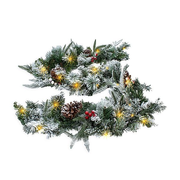 Spetebo Girlanden Weihnachtsgirlande oder -Kranz mit günstig online kaufen