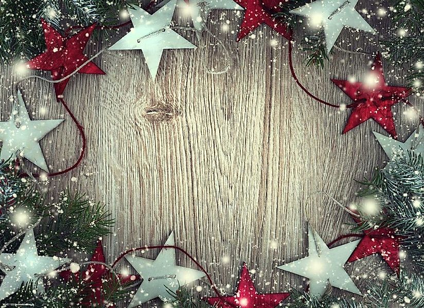 Platzset Tischsets I Platzsets abwaschbar - Weihnachten - Weihnachtssterne günstig online kaufen