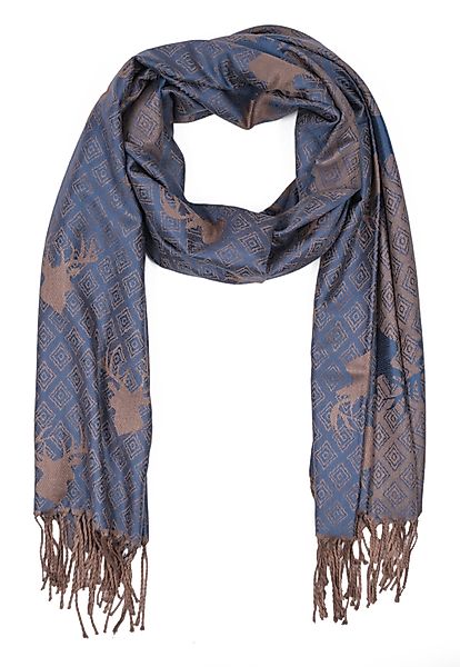 Goodman Design Modeschal Schal Hirsch mit Fransen, sehr hochwertige Verarbe günstig online kaufen