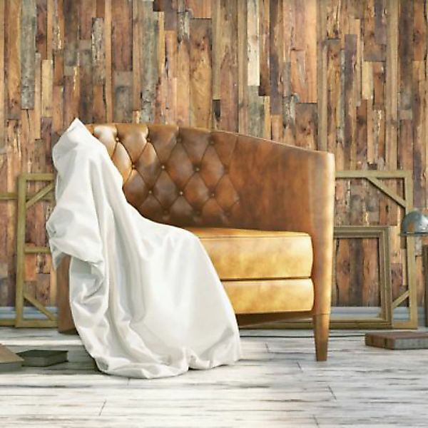 artgeist Fototapete Nature of Wood braun Gr. 50 x 1000 günstig online kaufen