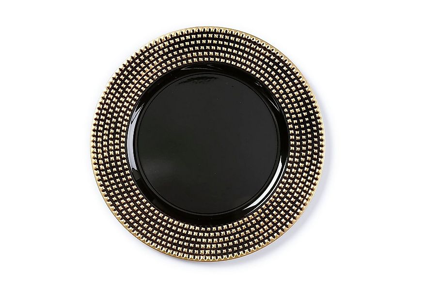 MAGIC by Inge Dekoteller, Dekoteller Kunststoff mit Nieten am Rand 33cm sch günstig online kaufen