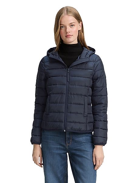 TOM TAILOR Denim Steppjacke mit Kapuze günstig online kaufen
