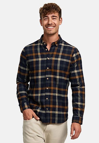Kronstadt Langarmhemd Herren KSDean Check Herrenhemd Langarm Carohemd mit B günstig online kaufen