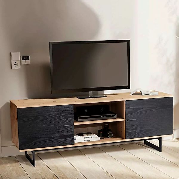 Fernseher Schrank Phonoschrank im Skandi Design 150 cm breit günstig online kaufen