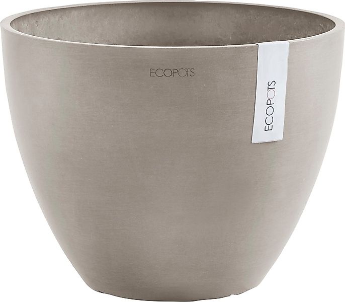 ECOPOTS Blumentopf "ANTWERP Taupe", BxTxH: 40x40x30 cm günstig online kaufen